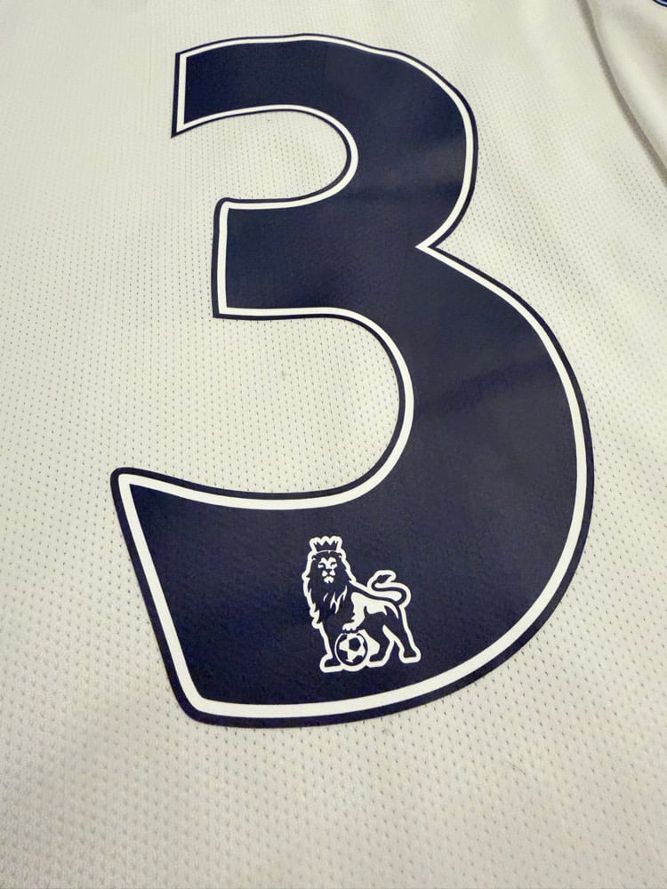 Image of Tottenham Hotspur “BALE 3” 2011/12 Home Long Sleeve Shirt + patches (M)
