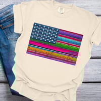 Serape American Flag