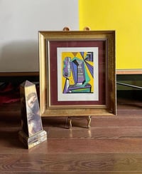 Image 1 of 70s Leo Russell Geometric Abstract Serigraph