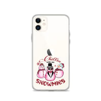 Image 1 of Chillin' with my Snowmies, iPhone Case