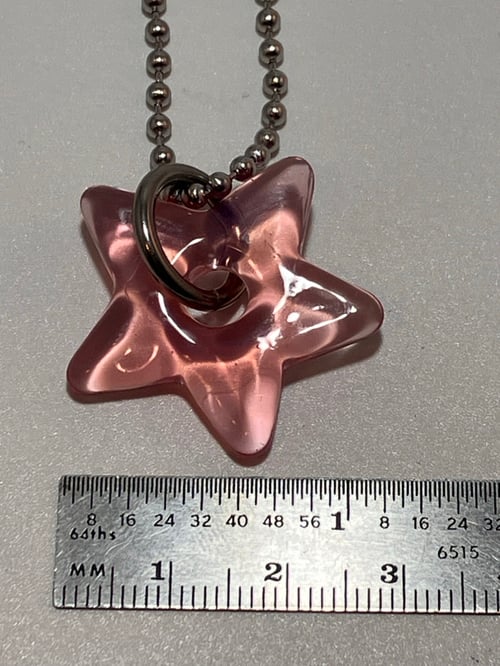 Image of opaline pink star 