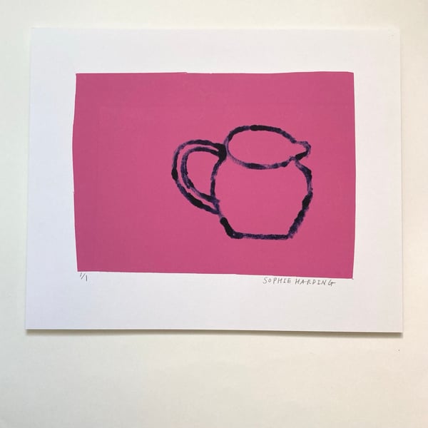 Image of Jug on Pink