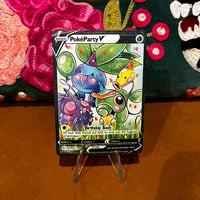 Image 1 of Grass Poképarty Celebration Trading Card