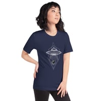 Image 21 of Geometric UFO Alien Unisex t-shirt