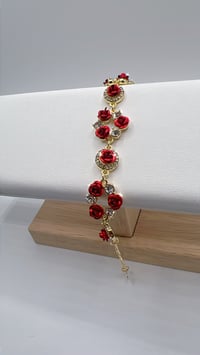 Image 1 of RED ROSE GOLD BRACELET 