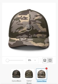 Image 19 of LUCKY 8 BALL TRUCKER HAT - THE CAMO EDIT