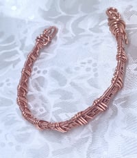 Image 3 of Copper Bangle weaved