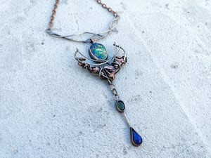 Blue and green necklace 