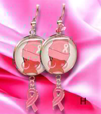 Image 9 of Breast Cancer Awareness Earrings