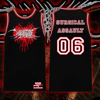 THE PARTISAN TURBINE BLOOD SPLATTER BASKETBALL JERSEY(PRE ORDER)