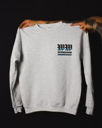 Image 2 of 'The Blue Collar Bahamas' Crewneck (Ash Gray)