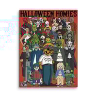 Image 1 of Halloween Homies "18x24 Canvas Print"
