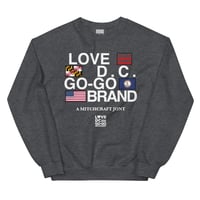 Image 7 of LOVEDCGOGO "A MITCHCRAFT JOINT" Dark Unisex Sweatshirt (see color options)