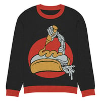 Image 11 of Alien Hotdog Knitted crew neck sweater