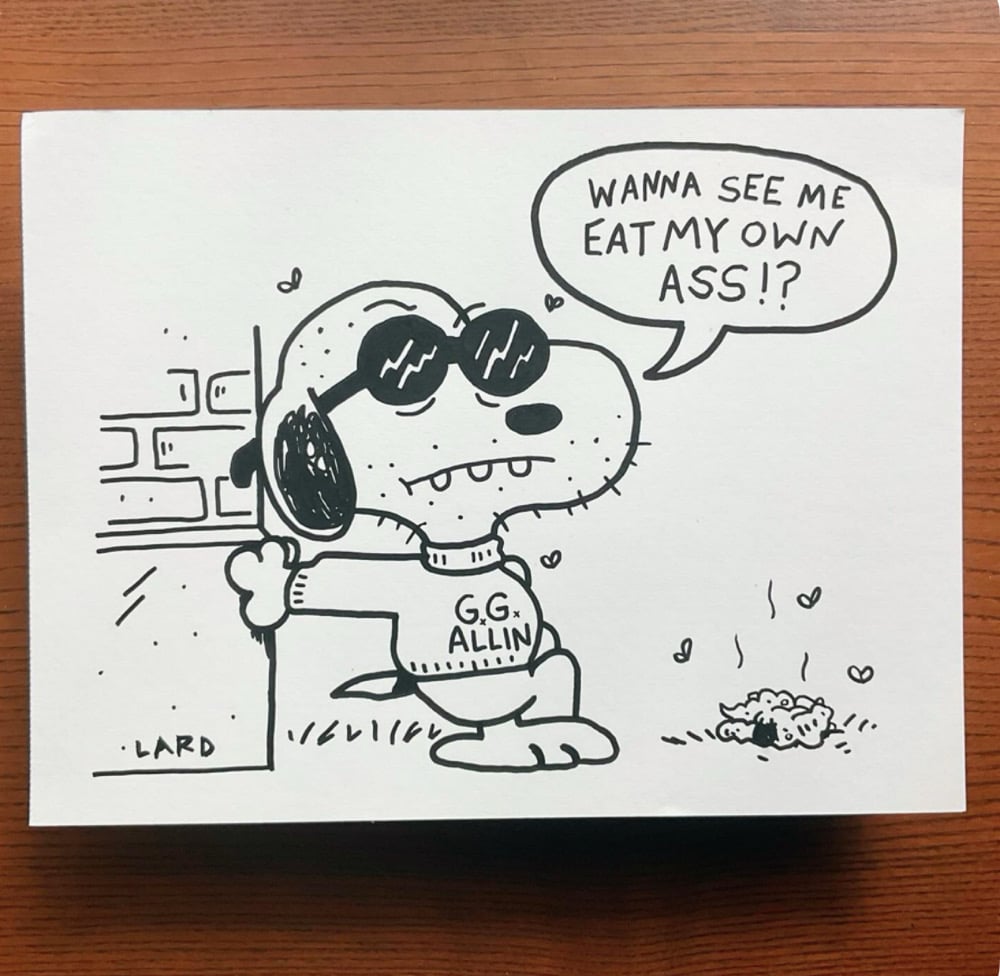 Image of SNOOPY ALLIN 8x10 PRINT
