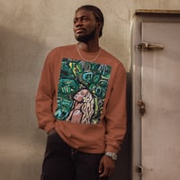 Image 1 of "Arriving" Premium heavyweight long sleeve shirt
