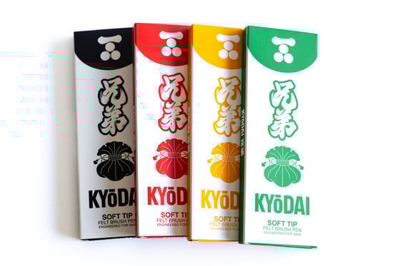 Image of Kyodai Soft tip pens