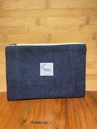 Image 1 of Pochette jeans foncé pastel