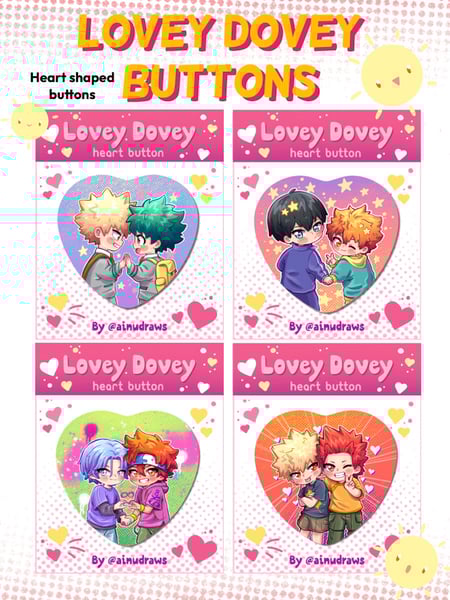 Image of [NEW] Lovey Dovey Buttons