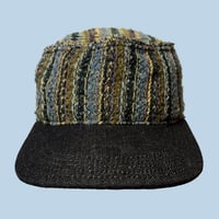 Image 1 of BLUE KNIT PAINTERS CAP