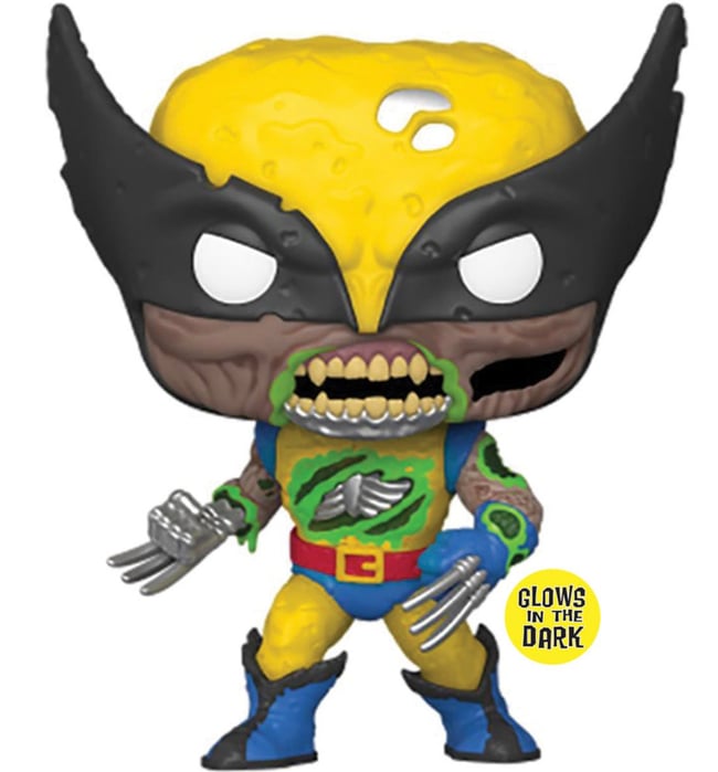Marvel Zombies Wolverine Glow-in-the-Dark Pop! Vinyl Figure 