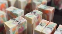 Image 2 of Strawberry Mango Lard Soap