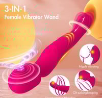 Image 2 of Wand with sucking & Tapping G-spot