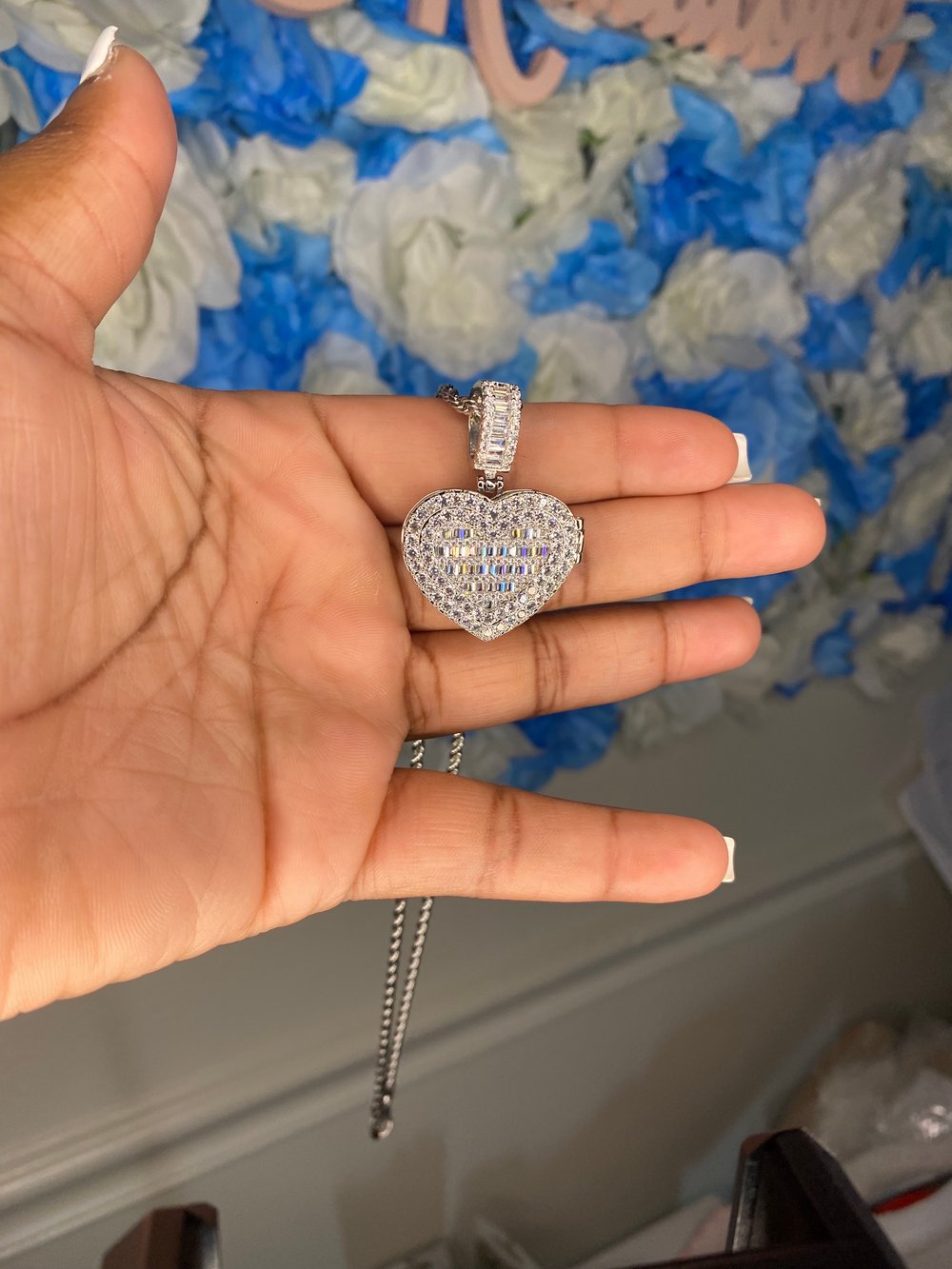 Photo heart Necklace 