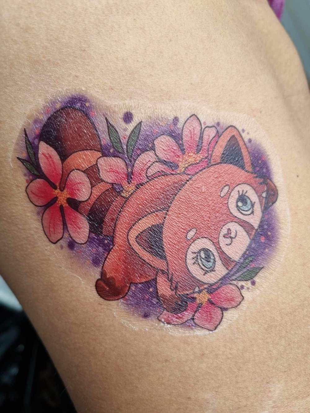 Peachy blossoms temporary tattoos