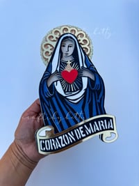 Image 1 of  IMMACULATE HEART OF MARY SVG/ ARCHIVO DIGITAL 