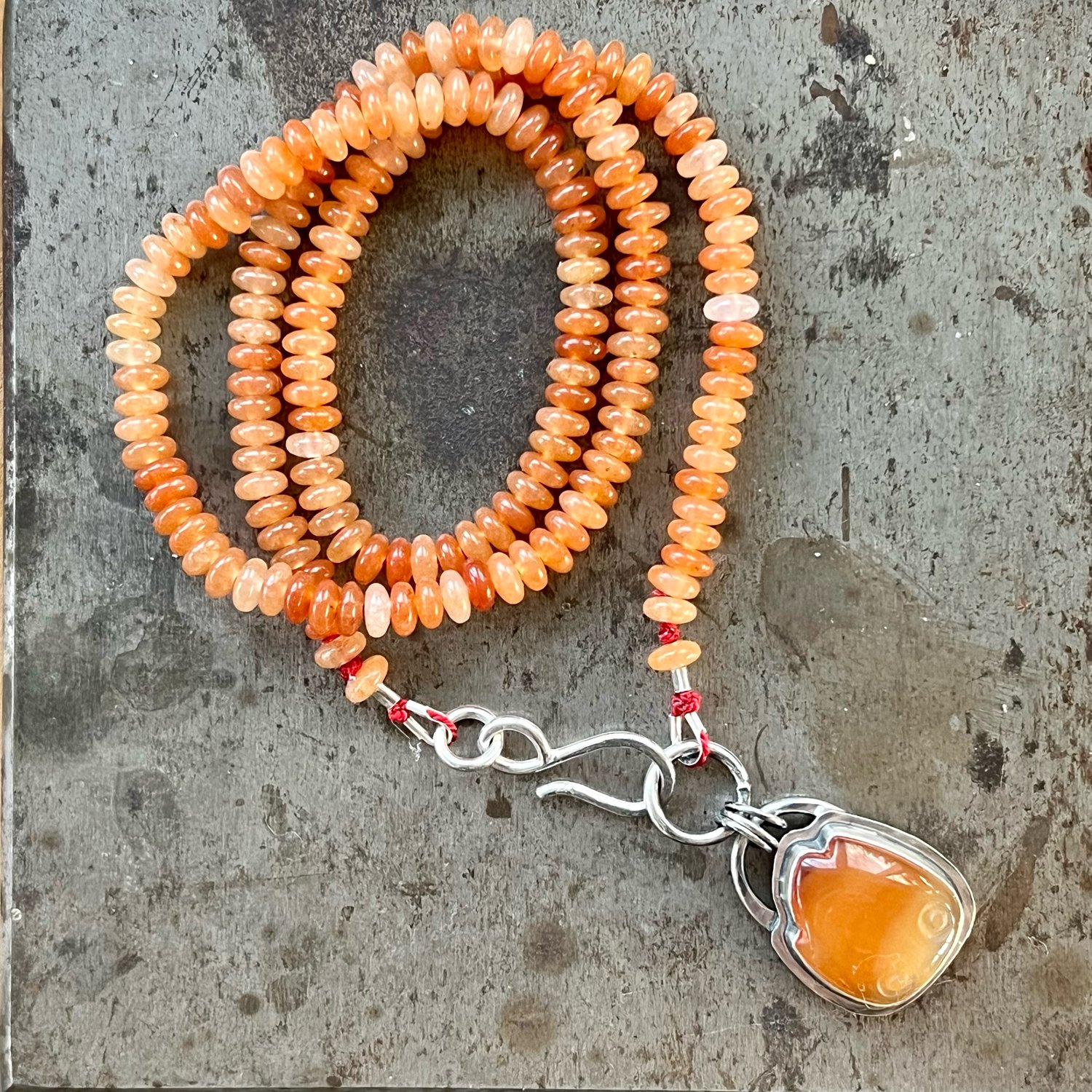 Image of Calcifer Necklace #3