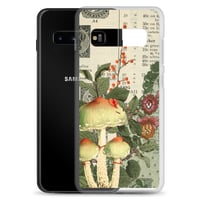 Image 8 of Colorful Antique Bookpage Mushroom Fungi Illustration Clear Case for Samsung®