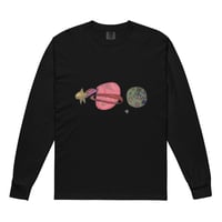 Image 1 of Splash Down Adult Garment-dyed heavyweight long-sleeve shirt