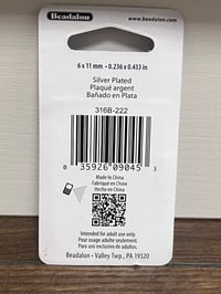 Image 3 of Beadalon 鍍銀首飾磁石扣