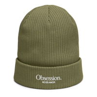 Image 3 of Frankie J Obsession Organic ribbed beanie