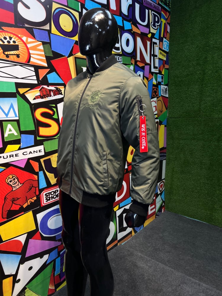 Image of THE ONE BOMBER JACKET - OLIVE