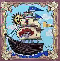 Image 1 of Ship Of Fools Aluminum Print 