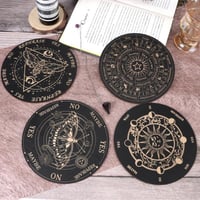 Image 4 of Pendulum Board Dowsing Wooden Decision Maker Message Boards With Letters Ouija Board Game Fortune Te