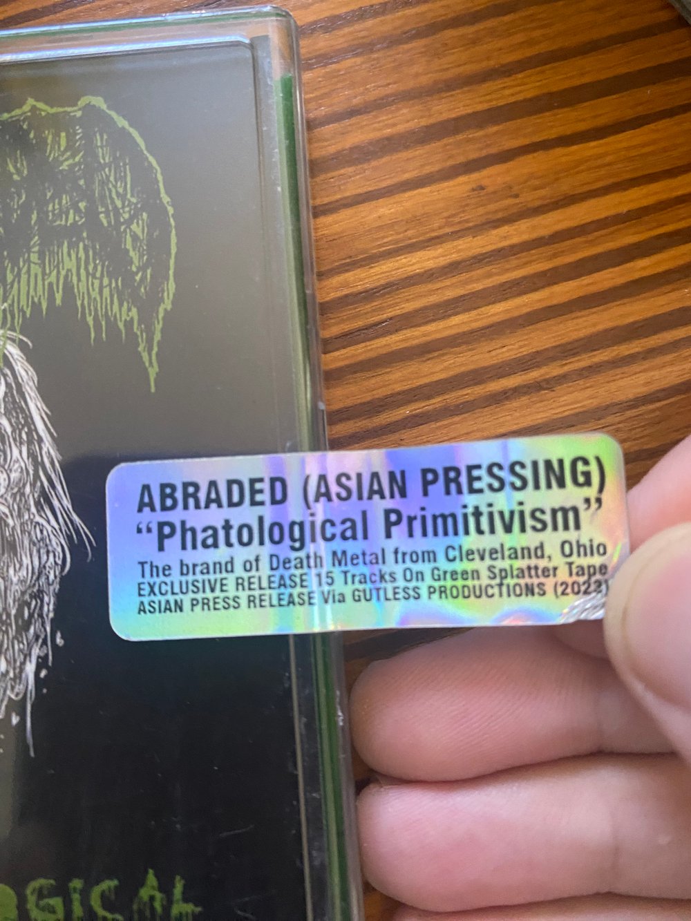 Abraded “Pathological Primitivism” Tape *Asian Press*