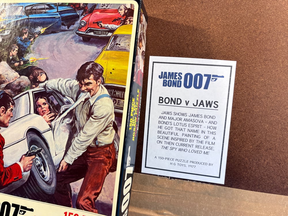 James Bond, ‘Bond v Jaws’, 150-piece Jigsaw. H G Toys, 1977. 