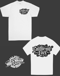 CALIFORNIA LOVE WHITE TEE