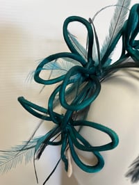 Image 2 of Teal headpiece 