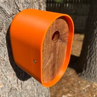 Image 2 of The Modern Orange Birdhouse