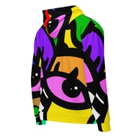 Image 2 of SHEEFY "WALKING PAINTING" ALL OVER ZIP HOODIE 