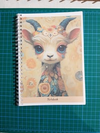 Image 3 of Cute Goat Notebook spiral 
