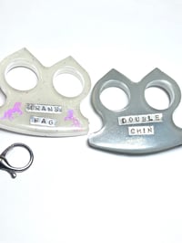 Image 1 of TRANS FAG, DOUBLE CHIN discount keychains