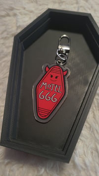 Image 2 of Motel 666 bag charm