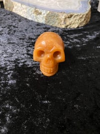 Image 5 of Orange Calcite Skull