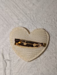 Image 7 of Broche coeur vichy 