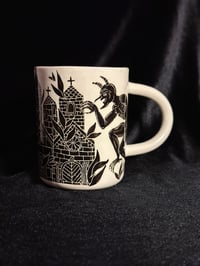 Image 1 of Burning church BIG MUG